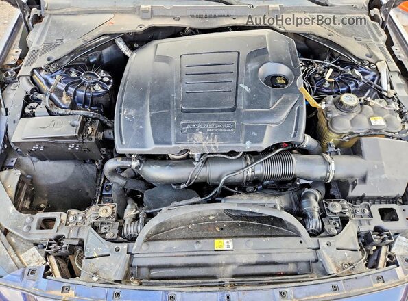 SAJAD4FX4JCP34355 2018 JAGUAR XF Blue Engine compartment view