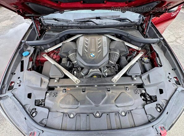 5UXCY8C09M9E51267 2021 BMW X6 Burgundy 