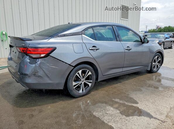 3N1AB8CV9MY220966 2021 NISSAN SENTRA Gray 