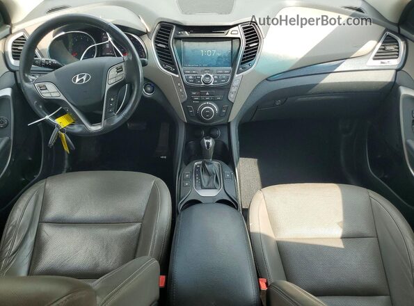 KM8SRDHF1GU157016 2016 HYUNDAI SANTA FE Silver Vista del cuadro de instrumentos