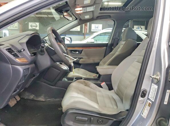 5J6RW2H50HL042304 2017 HONDA CR-V Silver Dashboard view