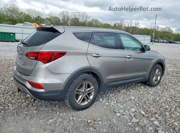 5XYZTDLB1JG513286 2018 HYUNDAI SANTA Gray 