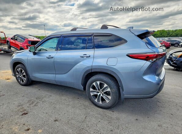 5TDGZRBH9MS072524 2021 TOYOTA HIGHLANDER Blue 