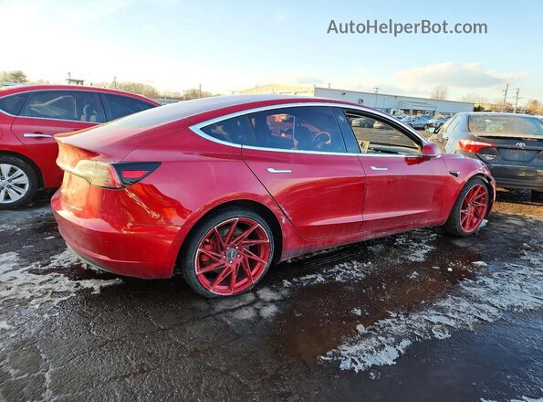 5YJ3E1EA4JF032913 2018 TESLA MODEL Red 