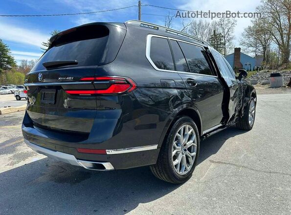 5UX23EM04S9Y27987 2025 BMW X7 Black Առջևի աջ