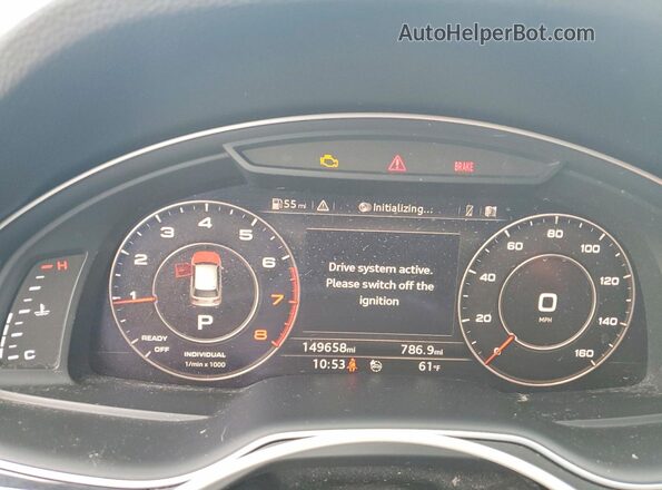 WA1VAAF71JD019111 2018 AUDI Q7 Gray Вид задніх сидінь