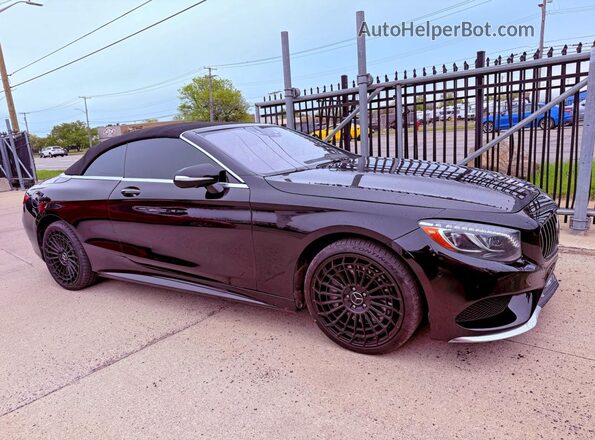 WDDXK8CB9HA018366 2017 MERCEDES-BENZ S Черный Задняя левая четверть