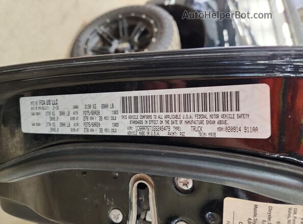 1C6RR7GT1GS245479 2016 RAM 1500 Black 