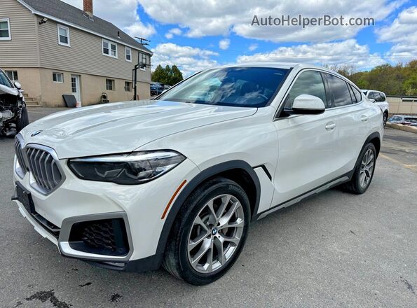 5UXCY6C07L9C27322 2020 BMW X6 White Задня ліва чверть