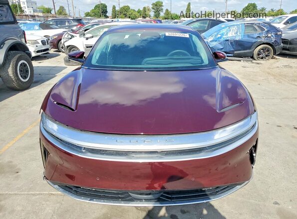 50EA1PGA9SA003870 2025 LUCID AIR Бордовый Вид сзади