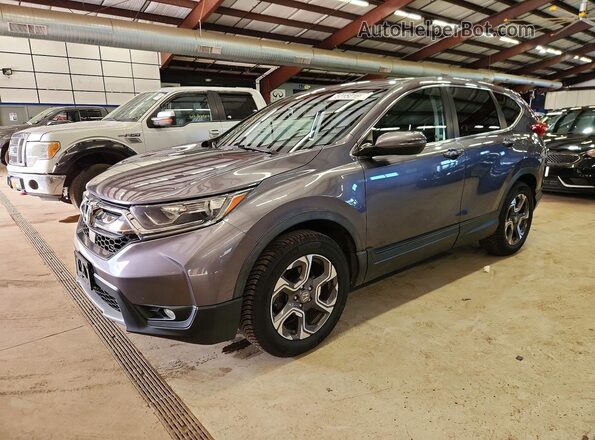 7FARW2H54JE003637 2018 HONDA CR-V Gray Trasero izquierdo