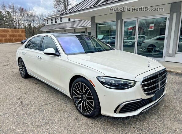 W1K6G7GB6MA045696 2021 MERCEDES-BENZ S White 