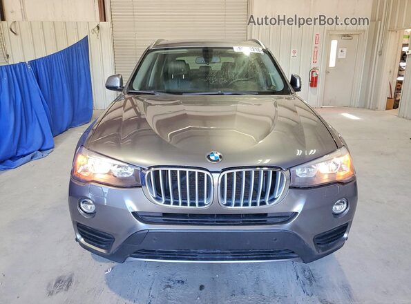 5UXWX9C57G0D87482 2016 BMW X3 Gray Հետևի տեսք
