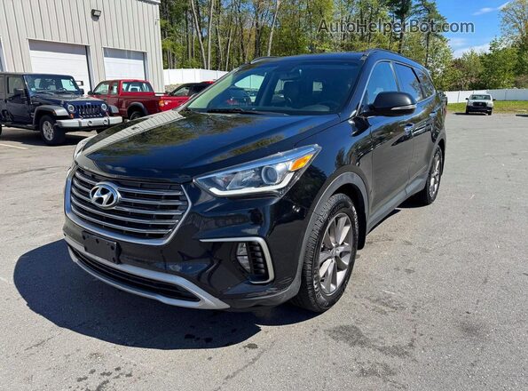 KM8SNDHFXHU236780 2017 HYUNDAI SANTA Black 