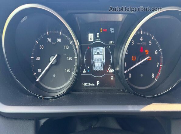 SALRG2RV4JA069601 2018 LAND ROVER DISCOVERY Black Widok zestawu wskaźników