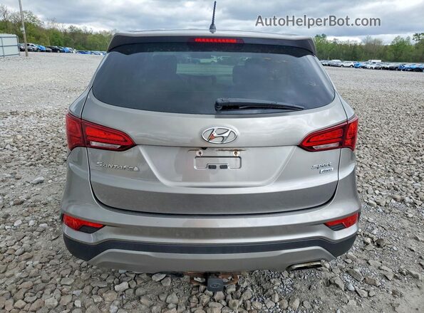 5XYZTDLB1JG513286 2018 HYUNDAI SANTA Gray 