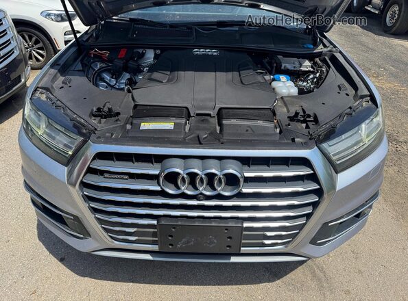 WA1LAAF78HD004851 2017 AUDI Q7 Silver წინა პანელის ხედი