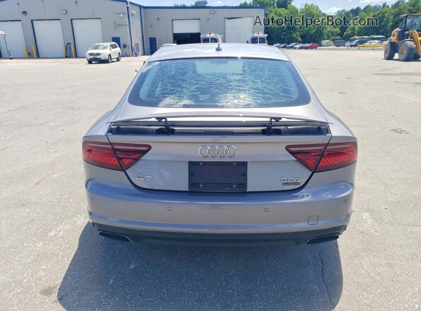 WAUWGAFC7GN005591 2016 AUDI A7 Silver Вид салону спереду