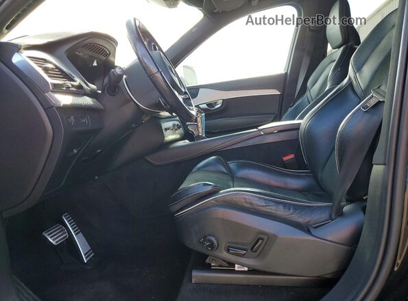 YV4A22PM4K1448612 2019 VOLVO XC90 Black Widok deski rozdzielczej