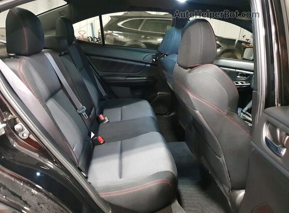 JF1VA1C60L9828595 2020 SUBARU WRX Black Widok wnętrza z tyłu
