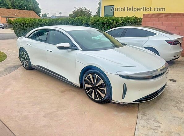 50EA1PGA7RA006048 2024 LUCID AIR Белый Задняя левая четверть