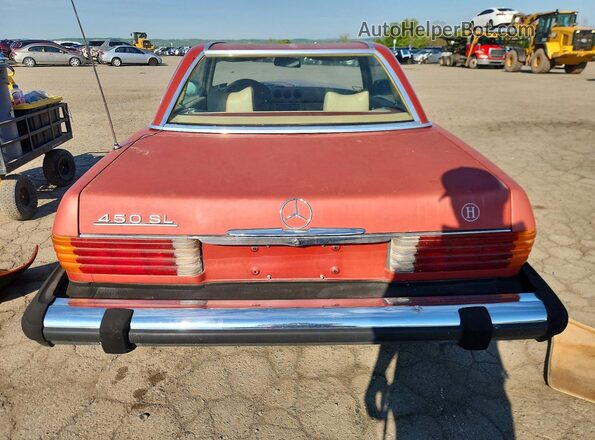 10704412048647 1978 MERCEDES-BENZ 450 Red Widok wnętrza z przodu