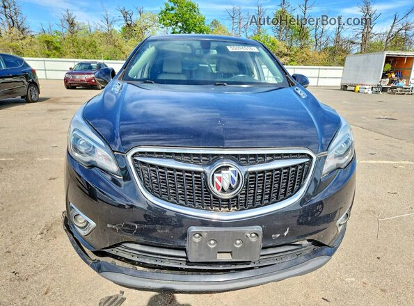 LRBFXBSA3KD009504 2019 BUICK ENVISION Black Rear view