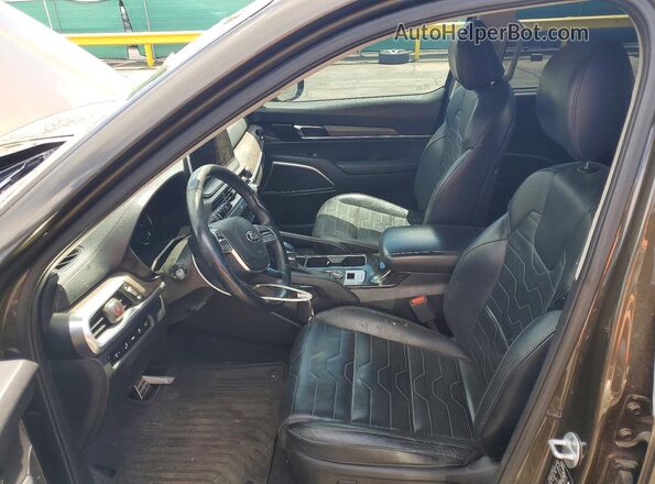 5XYP5DHC4LG004489 2020 KIA TELLURIDE Brown Widok deski rozdzielczej