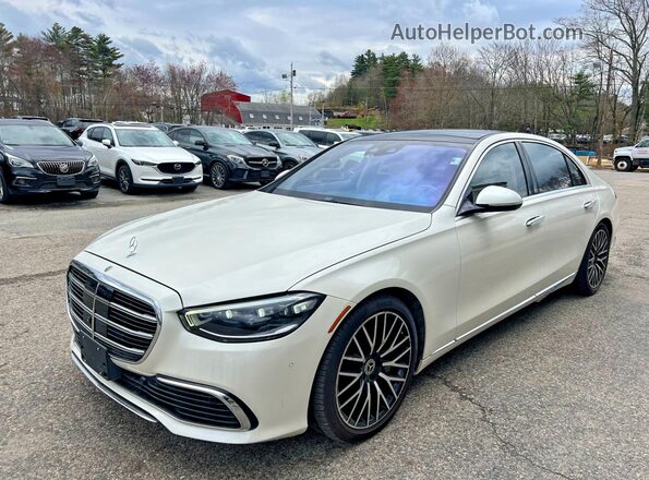 W1K6G7GB6MA045696 2021 MERCEDES-BENZ S White 