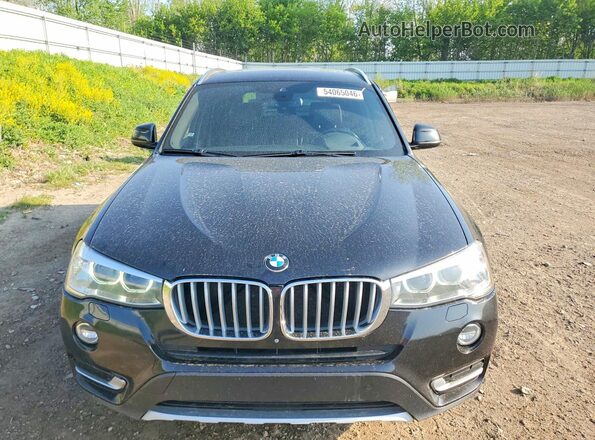 5UXWX9C33H0T21993 2017 BMW X3 Black Vista trasera
