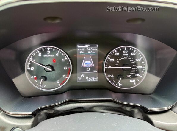 4S3BWAD66N3019010 2022 SUBARU LEGACY Gray Вид щитка приладів