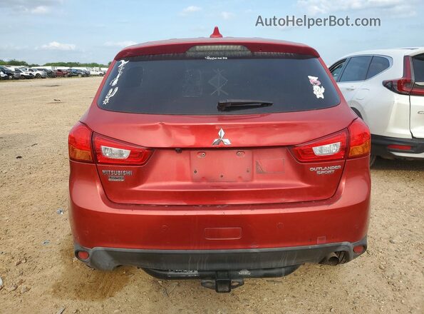 JA4AP3AU9HZ050352 2017 MITSUBISHI OUTLANDER Red Սալոնի դիմացի տեսք