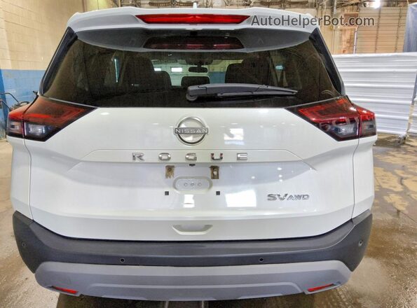 5N1BT3BBXNC720729 2022 NISSAN ROGUE Белый Вид сзади