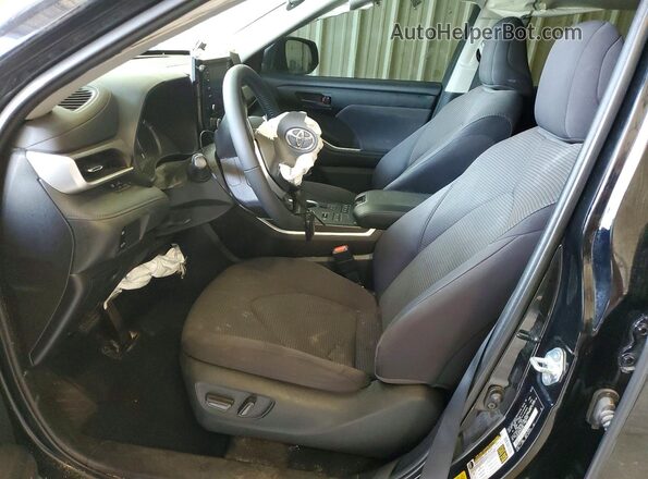 5TDBZRBH1NS587805 2022 TOYOTA HIGHLANDER Black 