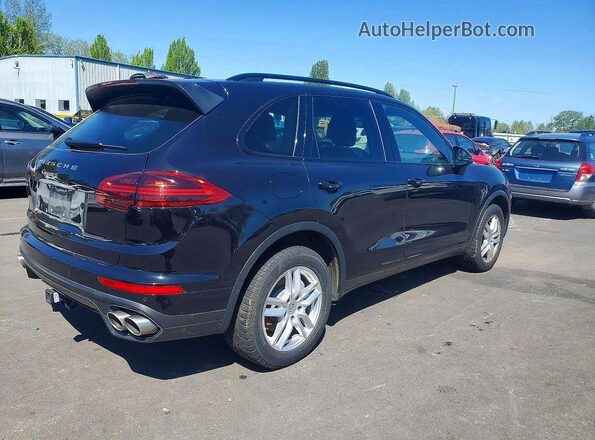 WP1AB2A24GLA93235 2016 PORSCHE CAYENNE Черный Передняя правая четверть