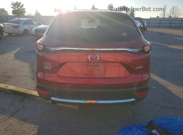 JM3TCBEY0L0413417 2020 MAZDA CX-9 Burgundy Widok wnętrza z przodu