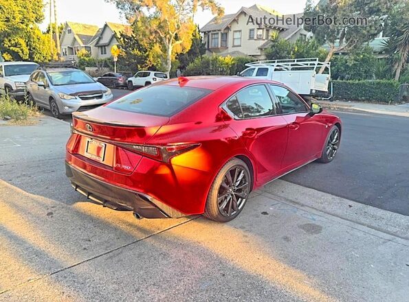 JTHGZ1B23S5093139 2025 LEXUS IS Red Вид спереду
