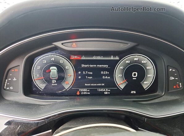WA1FVAF13LD017724 2020 AUDI Q8 Черный Вид задних сидений