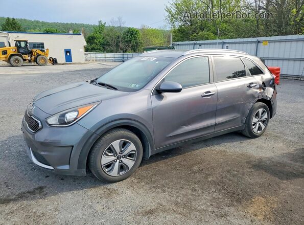 KNDCB3LC5H5104688 2017 KIA NIRO Gray Trasero izquierdo