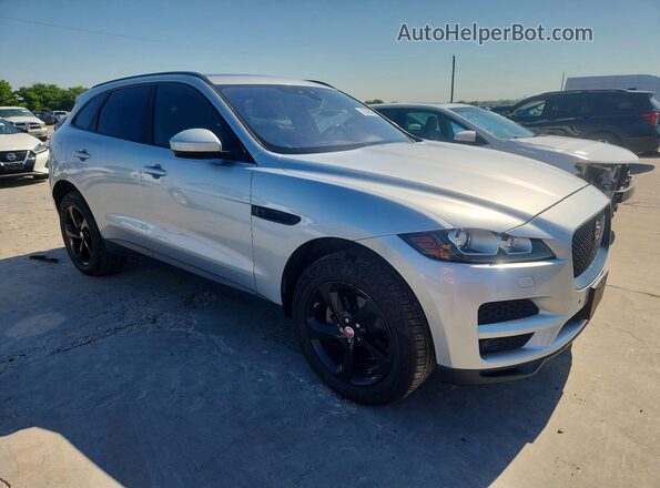 SADCJ2FX1JA265892 2018 JAGUAR F-PACE Silver წინა ხედი
