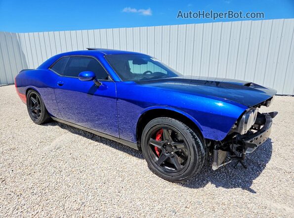 2C3CDZBT5JH205019 2018 DODGE CHALLENGER Blue წინა მარჯვენა