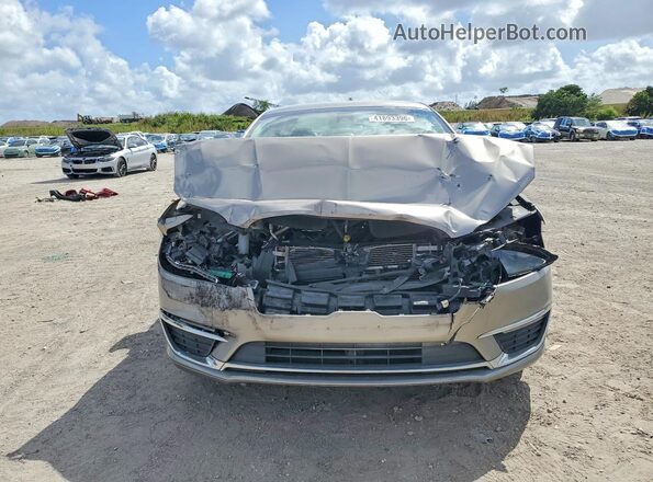 3LN6L5A98KR619133 2019 LINCOLN MKZ Кремовый Вид сзади