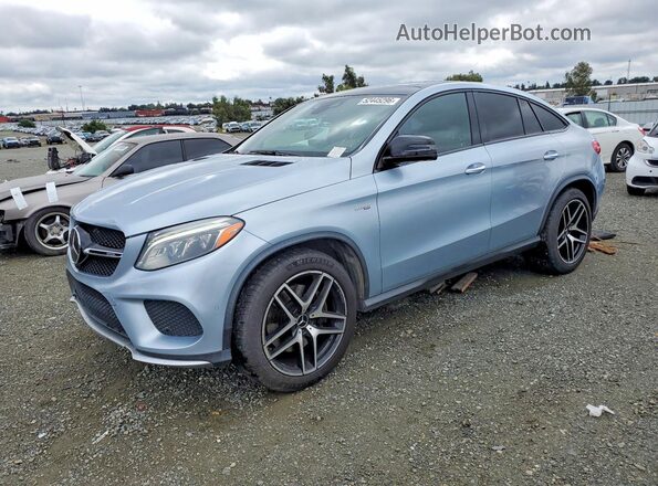 4JGED6EB3HA067703 2017 MERCEDES-BENZ GLE Blue Rear left