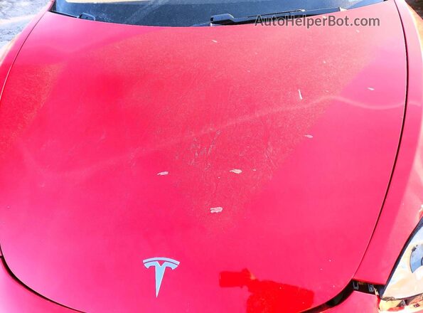 5YJ3E1EA4JF032913 2018 TESLA MODEL Red 