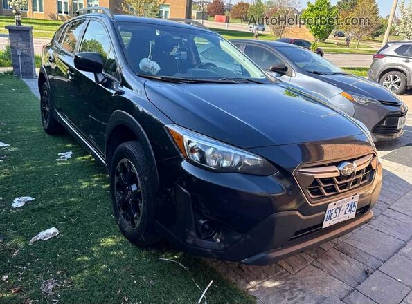 JF2GTABC5M8339462 2021 SUBARU CROSSTREK Черный Задняя левая четверть