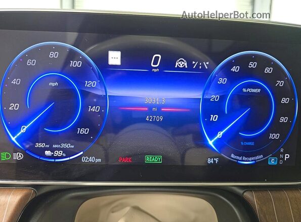 4JGDM2EB2PA024313 2023 MERCEDES-BENZ EQS Black Vista del cuadro de instrumentos