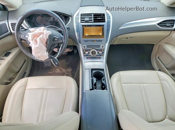 3LN6L5A98KR619133 2019 LINCOLN MKZ Кремовый Вид щитка приборов
