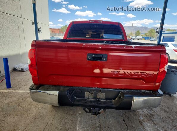 5TFEY5F16KX245780 2019 TOYOTA TUNDRA Red Front interior view