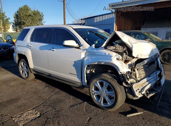 2GKFLSEK7H6352345 2017 GMC TERRAIN White Вид спереду