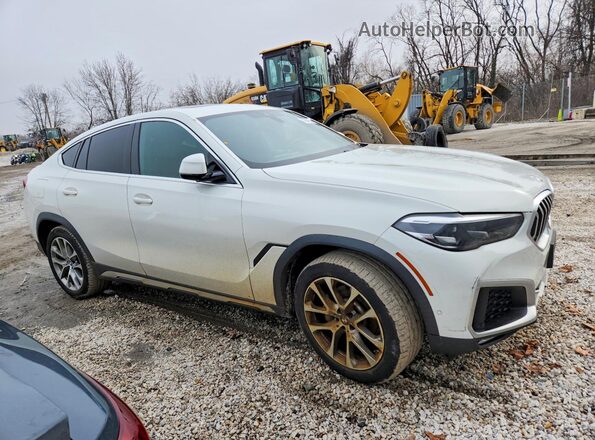 5UXCY4C00L9D49475 2020 BMW X6 White 